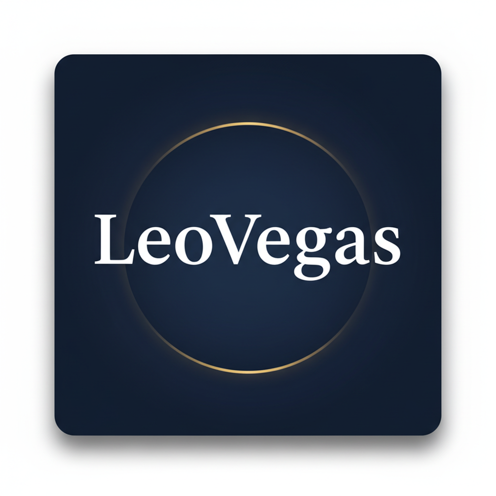 LeoVegas logo, UKGC licensed casino for Book of Santa